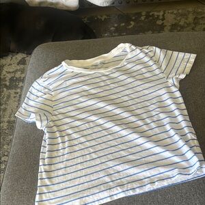 Blue Striped Kids Shirt
